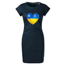 Ukrajina srdce vlajka