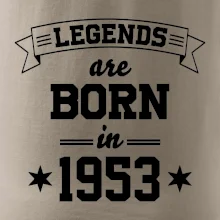 Legends are born in 1953