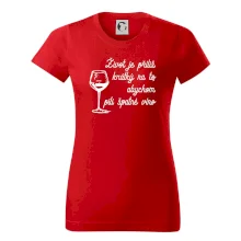 Život je příliš krátký - sklenička