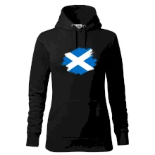 Skotská vlajka kreslená štetcem