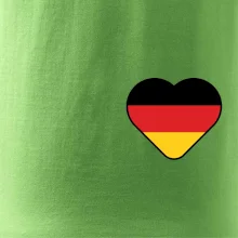 Germany love malé - Německá vlajka