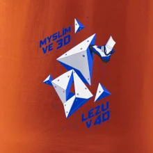 Bouldering myslím ve 3d lezu v 4d