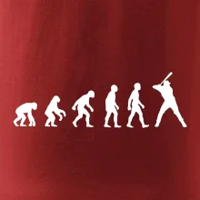 Evoluce baseball pálkař nápřah