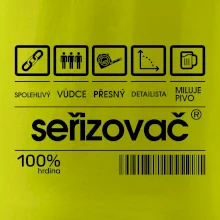 Čárový kód - seřizovač