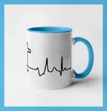 Jesus Saved My Life kříž ekg