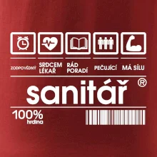 Čárový kód sanitář