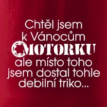 Chtěl jsem dostat motorku - Vánoce