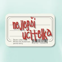 Nejlepší učitelka sešit