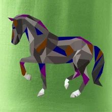 Kůň geometrie barevný
