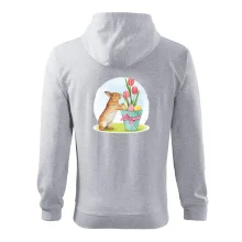 Velikonoční zajíček tulipány