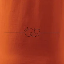 Kočka linka kreslená