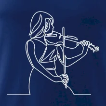 Houslistka jedním tahem