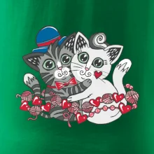 Kočky v objetí (Pecka design)