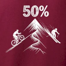 Narozeniny cyklista a lyžař 50