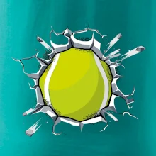 Tenisový míč v triku