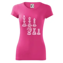 Šachové figurky kreslené