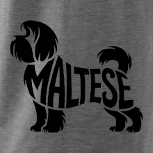 Maltézský psík nápis v těle