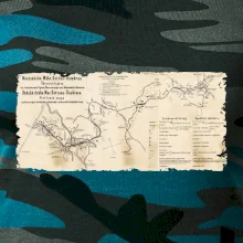 Mapa Báňské dráhy z Moravské Ostravy do Doubravy