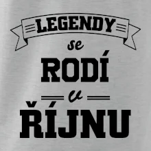 Legendy se rodí v říjnu