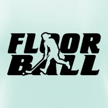 Floorball nápis rovný