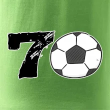 Fotbal kulaté narozeniny 70