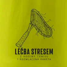 Léčba stresem rozmlácená raketa