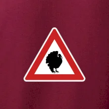 Dopravní značka - krocan