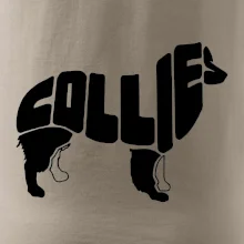 Border kolie písmo v těle