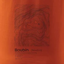 Boubín - vrstevnice v obdélníku
