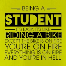 Being a student - bike