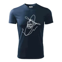 Kajak  ze shora jedním tahem