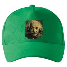 Albert se sluchátky