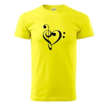 Houslový klíč srdce