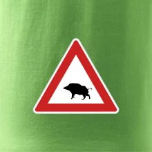 Dopravní značka - Pozor divočák