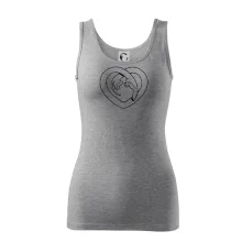 Jezevčík srdce - obrys