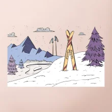 Panorama lyžování