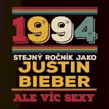 1994 stejný ročník jako Justin Bieber