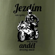 Silniční motorka - jezdím tak rychle, aby mi můj anděl strážný stačil