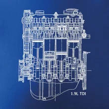 Motor Škoda/ VW 1.9L  TDI ze předu