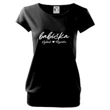 Babička Tričko se jmény dětí psací písmo