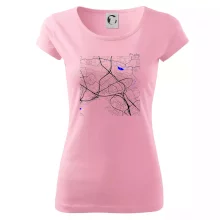 Praha - 14100 mapa s vodními toky