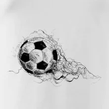 Fotbalový míč - kresba tužkou