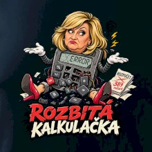 Alenka - rozbitá kalkulačka
