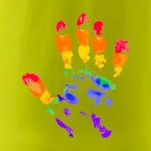 LGBT hand print