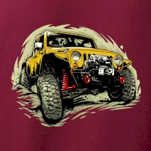 Žlutý offroad s navijákem