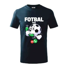 Karikatura fotbal volá