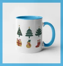 Vánoční sada - stromky a dárky