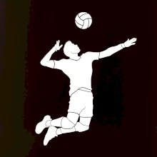 Volejbal nápřah muž