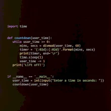 Python Odpočet času