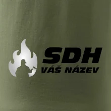 Kšiltovka SDH nápis, reflexní oheň